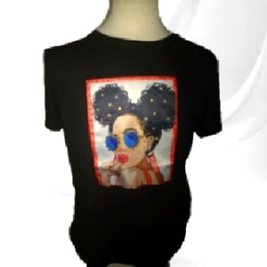David's Size 3XL Graphic Tee Women's Top